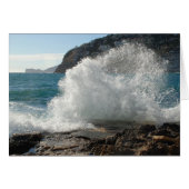 Crashing Surf on Rocks, Mallorca, Spain (Front Horizontal)