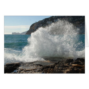 Crashing Surf on Rocks, Mallorca, Spain