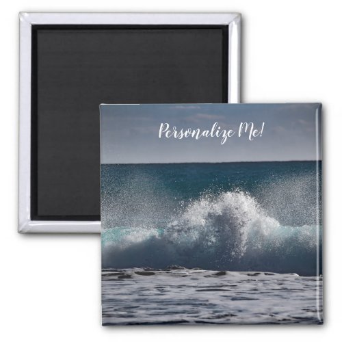 Crashing Wave in Ocean Sea Personalized Magnet
