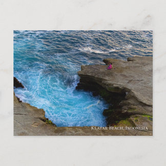 Crashing Wave Ocean Whirlpool Ocean Rocks Postcard