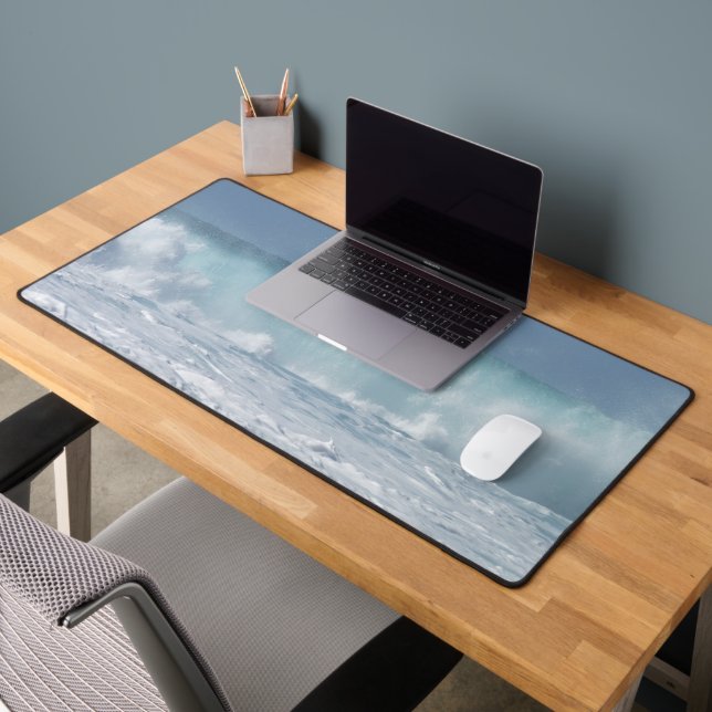 Crashing Wave Photo Desk Mat (Office 2)