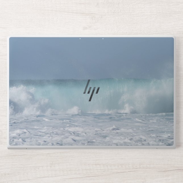 Crashing Wave Photo HP Laptop Skin (Front)