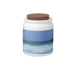 Crashing Waves at Boca Keto in Aruba Candy Jar