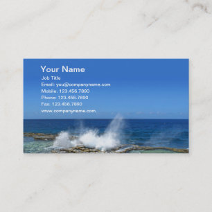 Crashing Waves Business Card