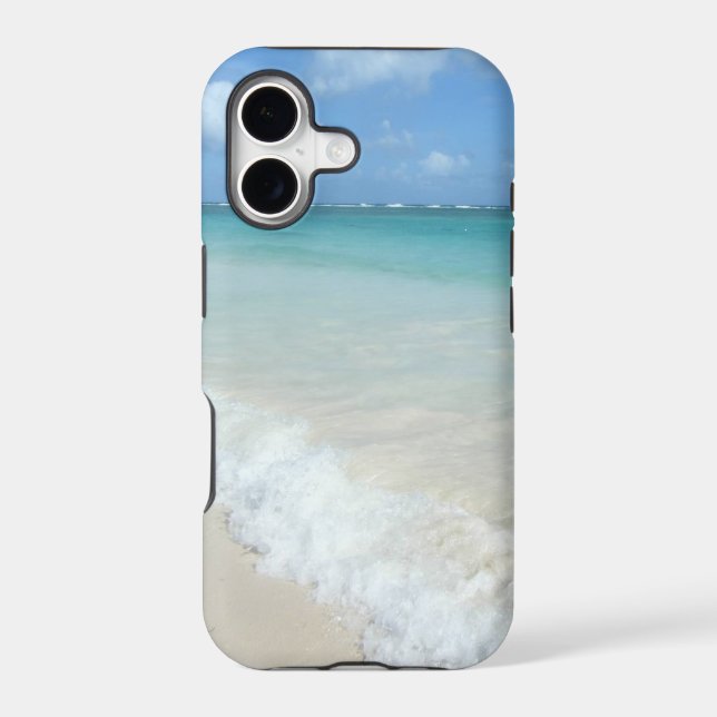 Crashing Waves Dominican Republic Iphone Case (Back)