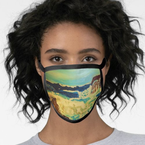 CRASHING WAVES face mask
