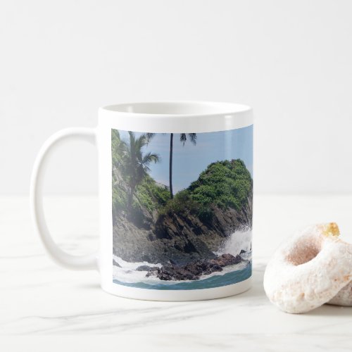 Crashing Waves in Costa Rica Coffee Mug