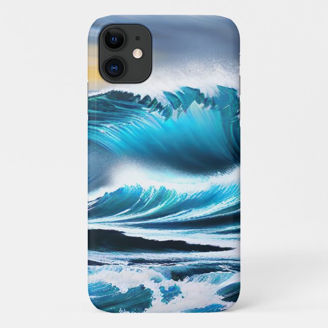 Crashing Waves iPhone Case (Back)