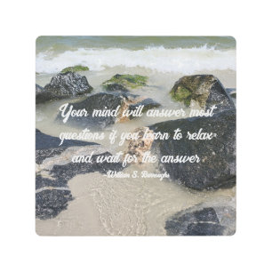 Crashing Waves Metal Print