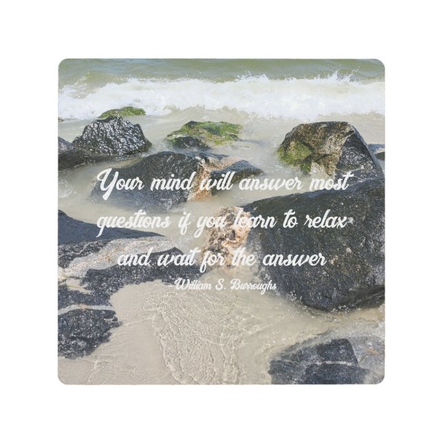 Crashing Waves Metal Print (Front)