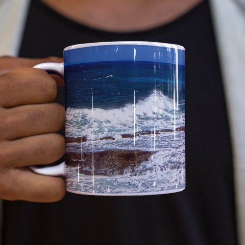 Crashing Waves On Rocks Mug