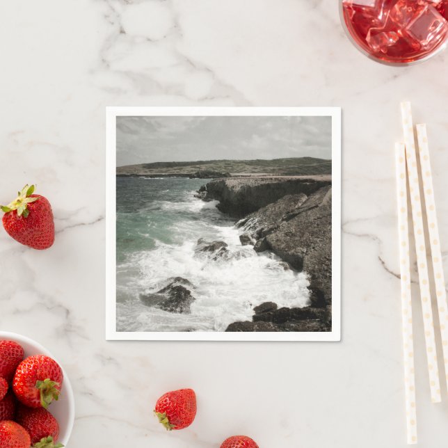 Crashing Waves Photo Napkins (Insitu)