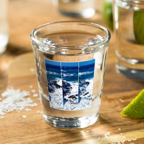 Crashing Waves Series Of Images Shot Glass