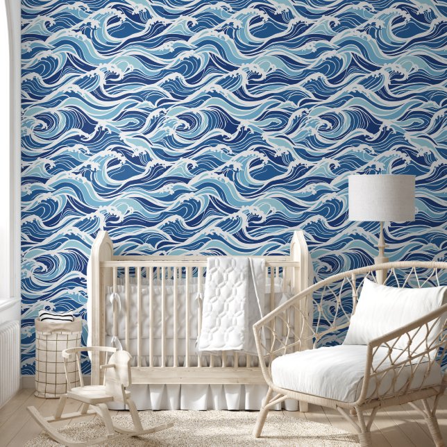 crashing waves wallpaper  (Kids)