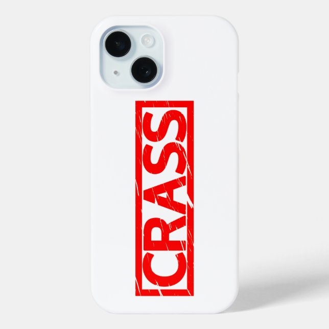Crass Stamp Case-Mate iPhone Case (Back)