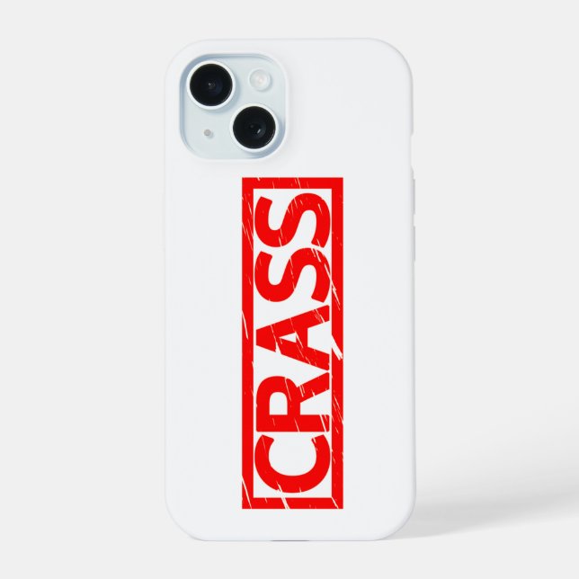 Crass Stamp Iphone Case (Back)