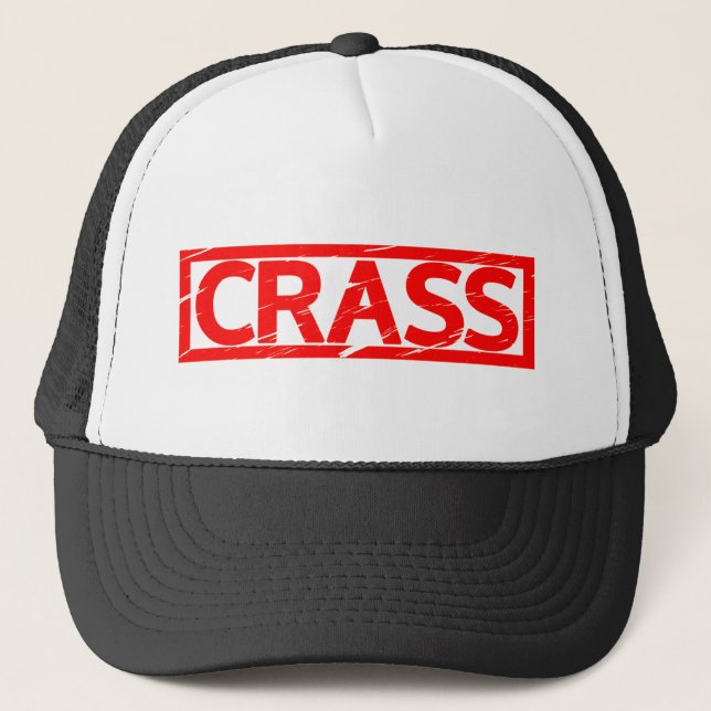 Crass Stamp Trucker Hat (Front)