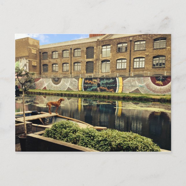 Crate Brewery Canal Side River Lea Postcard (Front)