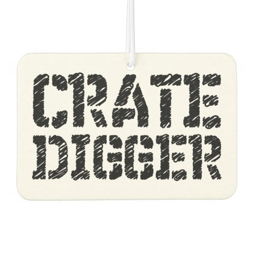 Crate Digger Air Freshener