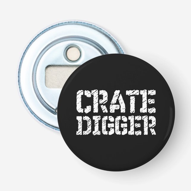 Crate Digger Bottle Opener (Front)