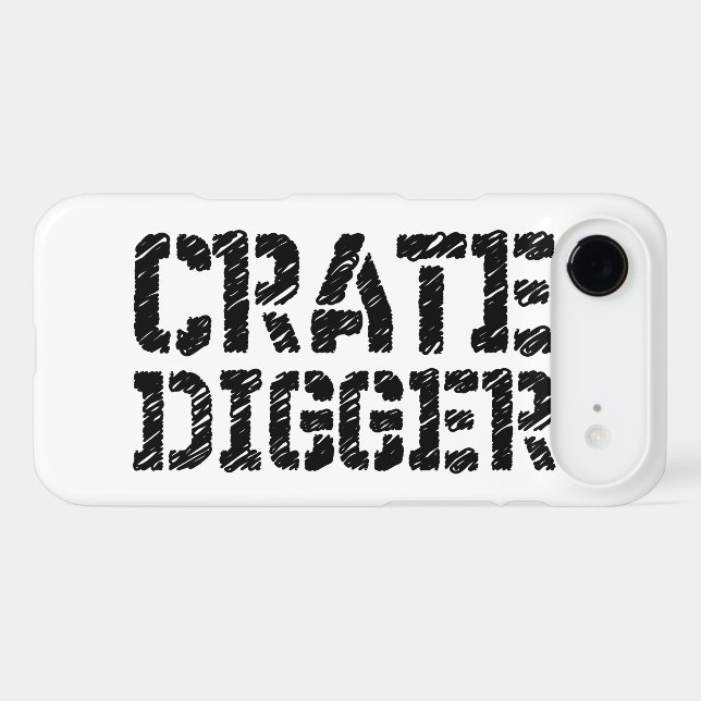 Crate Digger Case-Mate iPhone Case (Back (Horizontal))