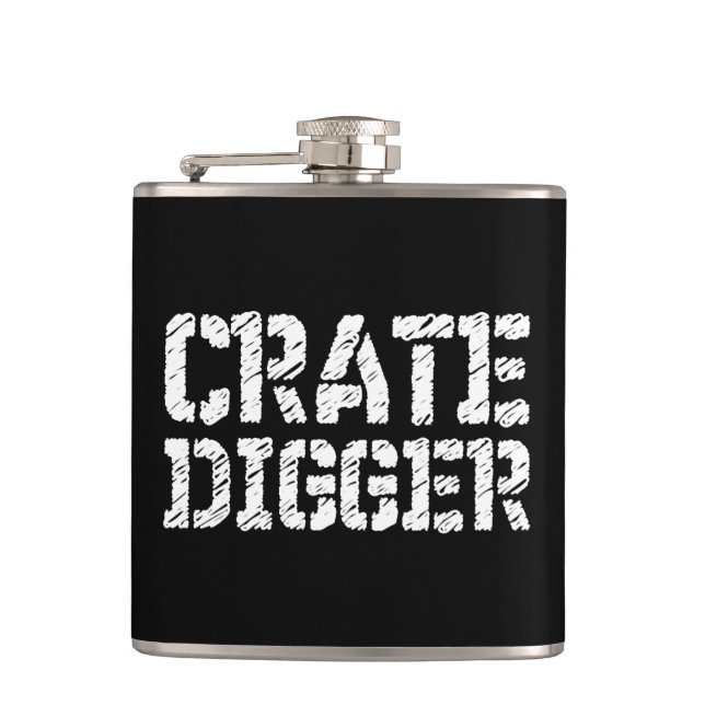 Crate Digger Flask (Front)