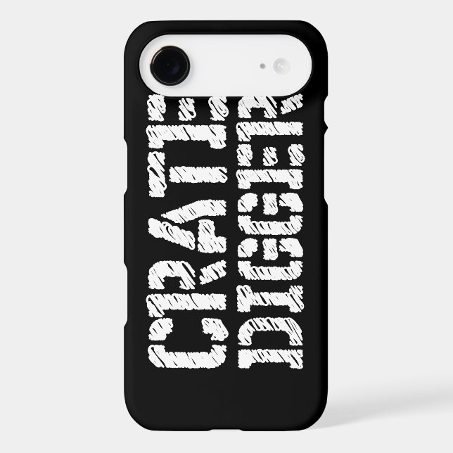 Crate Digger Iphone Case (Back)