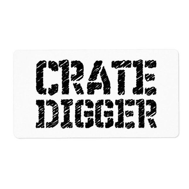 Crate Digger Label (Front)