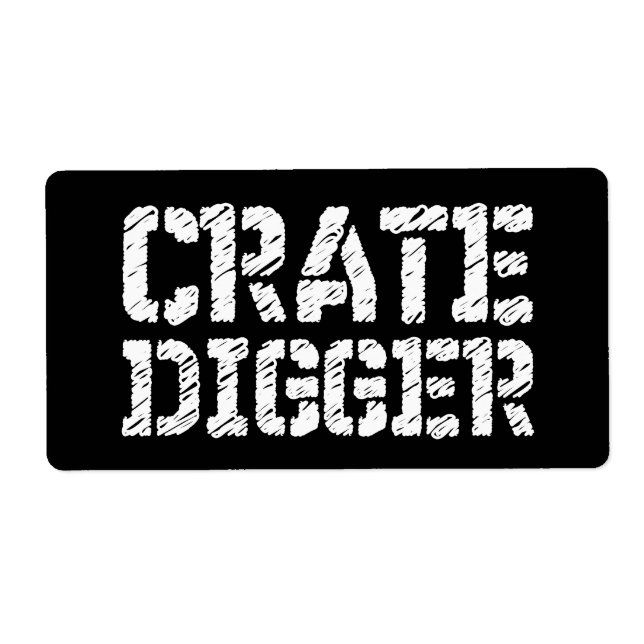 Crate Digger Label (Front)