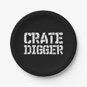 Crate Digger Paper Plates