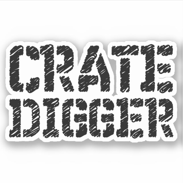 Crate Digger Sticker (Front)