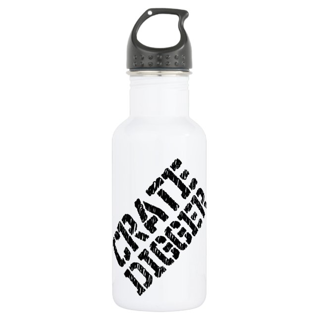 Crate Digger Water Bottle (Front)