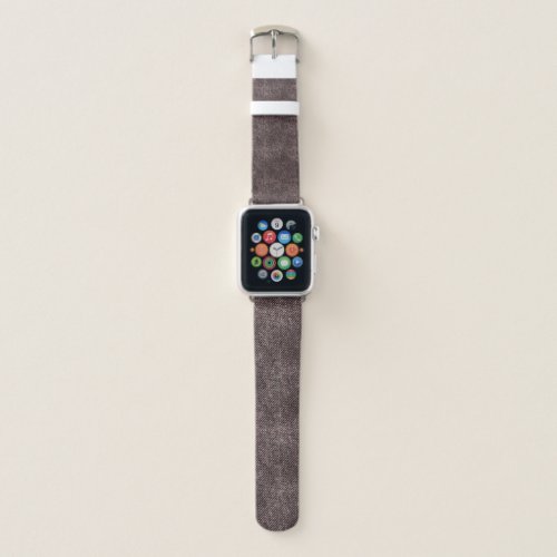 Crater Brown Denim Pattern Apple Watch Band