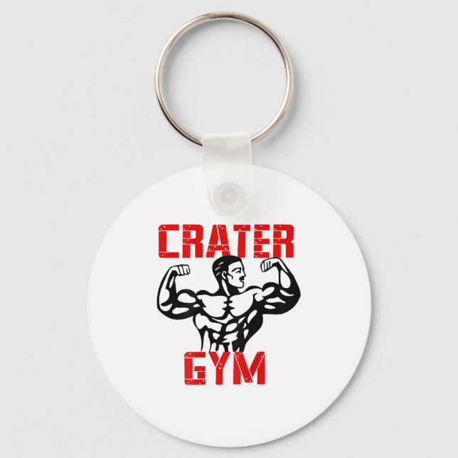 Crater Gym  Keychain (Front)
