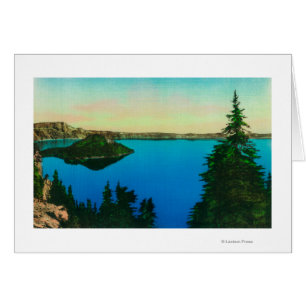 Crater Lake and Wizard Island View Cards