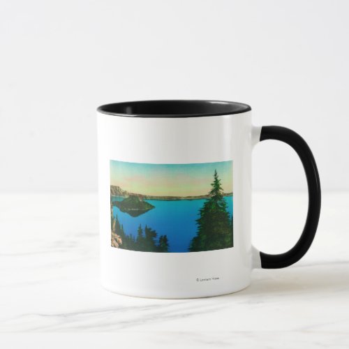 Crater Lake and Wizard Island View Mug