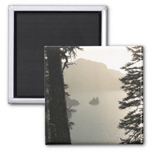 Crater Lake at sunset Magnet