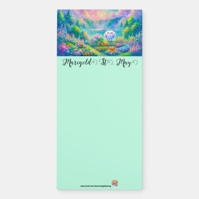 Crater Lake Cloud Garden Notepad (Front)