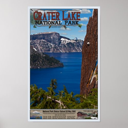 Crater Lake _ Informational Poster