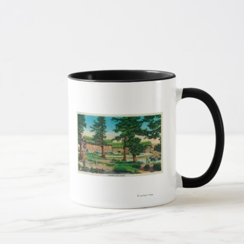 Crater Lake Lodge and Old PinesCrater Lake OR Mug