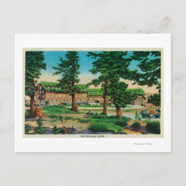 Crater Lake Lodge and Old PinesCrater Lake, OR Postcard (Front)