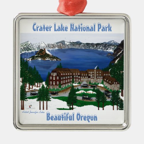 Crater Lake National Park and Lodge Ornament