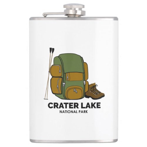 Crater Lake National Park Backpack Flask