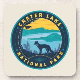 Crater Lake National Park Beverage Coaster