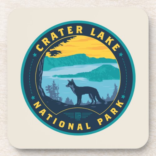 Crater Lake National Park Beverage Coaster