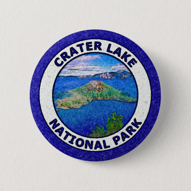 Crater Lake National Park Button (Front)