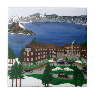 Crater Lake National Park Ceramic Tile