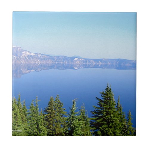 Crater Lake National Park Ceramic Tile