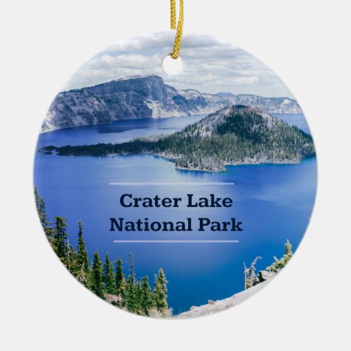 Crater Lake National Park Christmas Tree Ornament