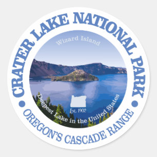 Crater Lake National Park Classic Round Sticker